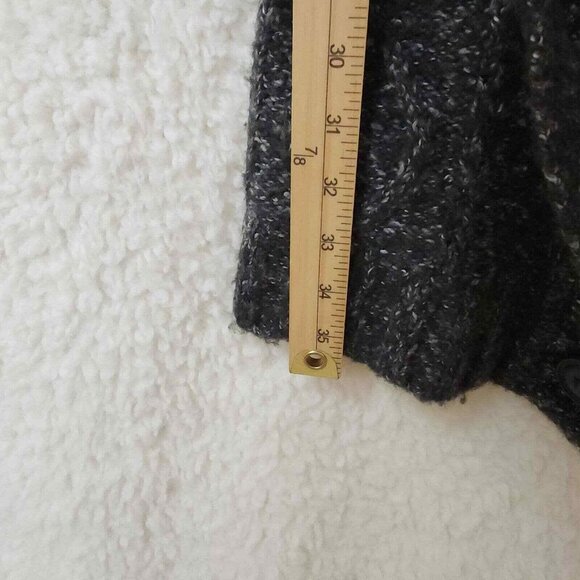 New York & Company Womens Medium‎ Gray Knit Button-Up Cardigan Sweater - Picture 9 of 10